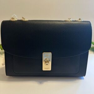 Coach Lane Shoulder Bag, Black New